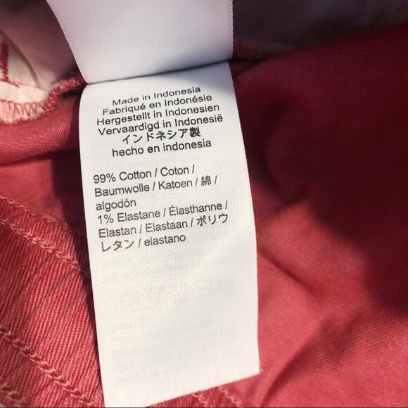 NWT J.Crew Girls Size 6 Dusty Red Chino Shorts - Picture 5 of 6